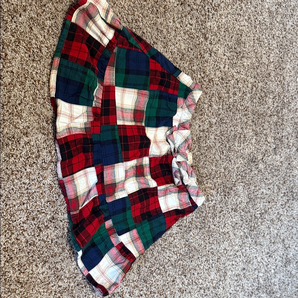Gymboree Red and Green Plaid Skirt